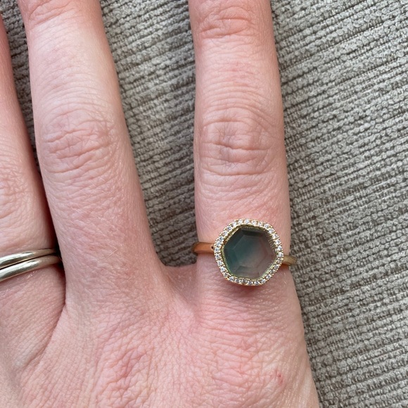 Joy Dravecky Chloe Adjustable Size 6-8 Ring NWT - Picture 2 of 6